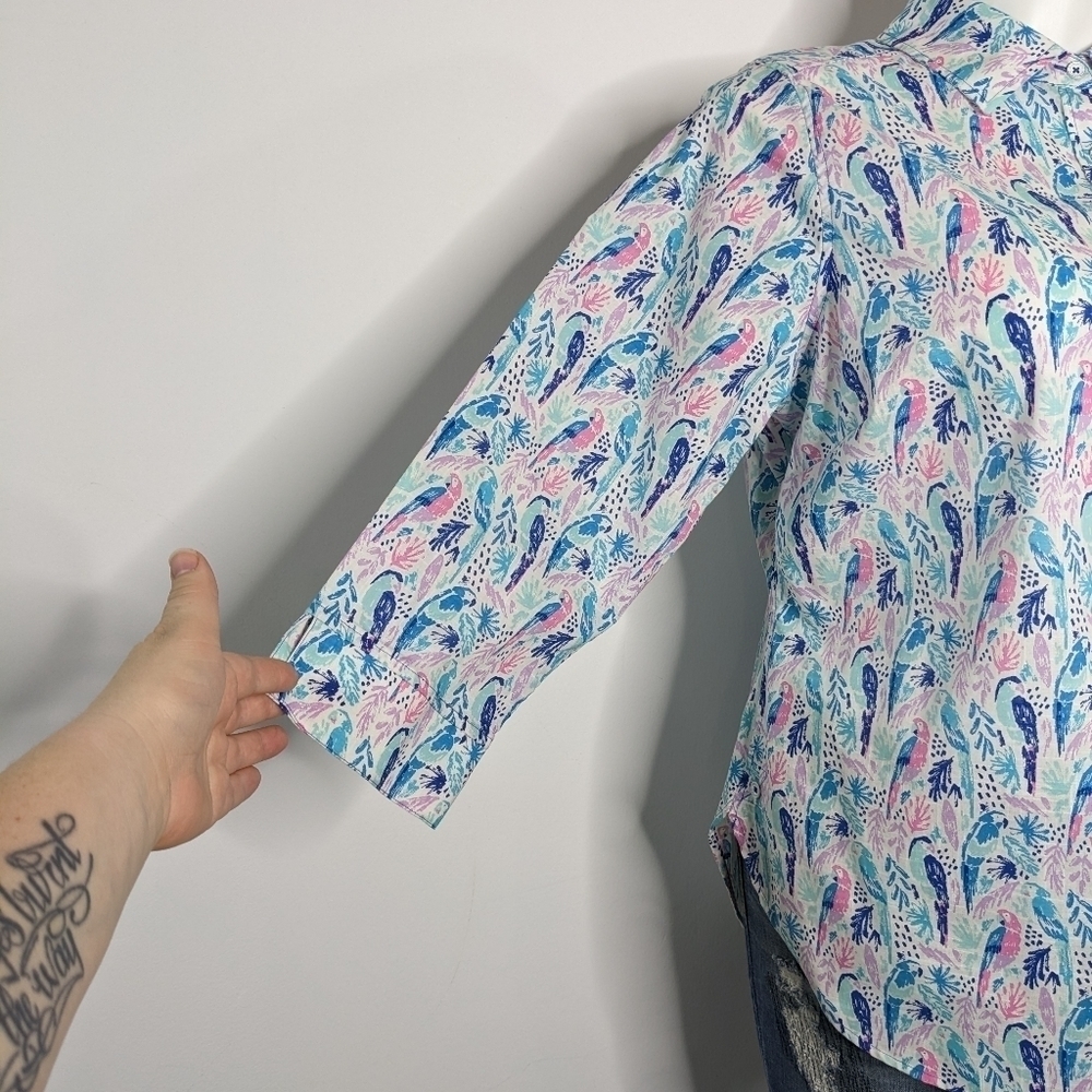 Foxcroft Multicolor Button Down Shirt - image 4